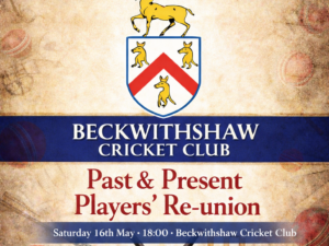 Ticket (Meat Option): Beckwithshaw Cricket Club Past & Present Players’ Re-union